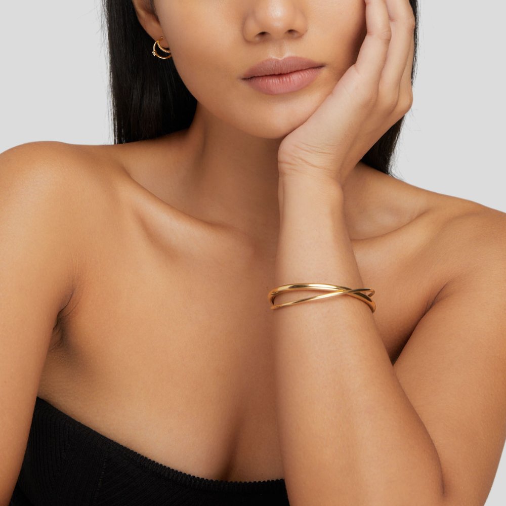 Lyra | Gold Twist Bracelet