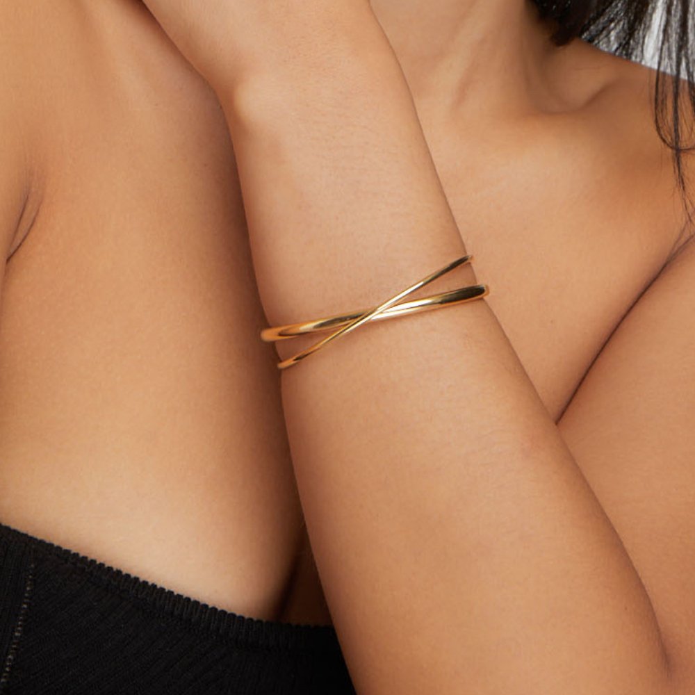 Lyra | Gold Twist Bracelet