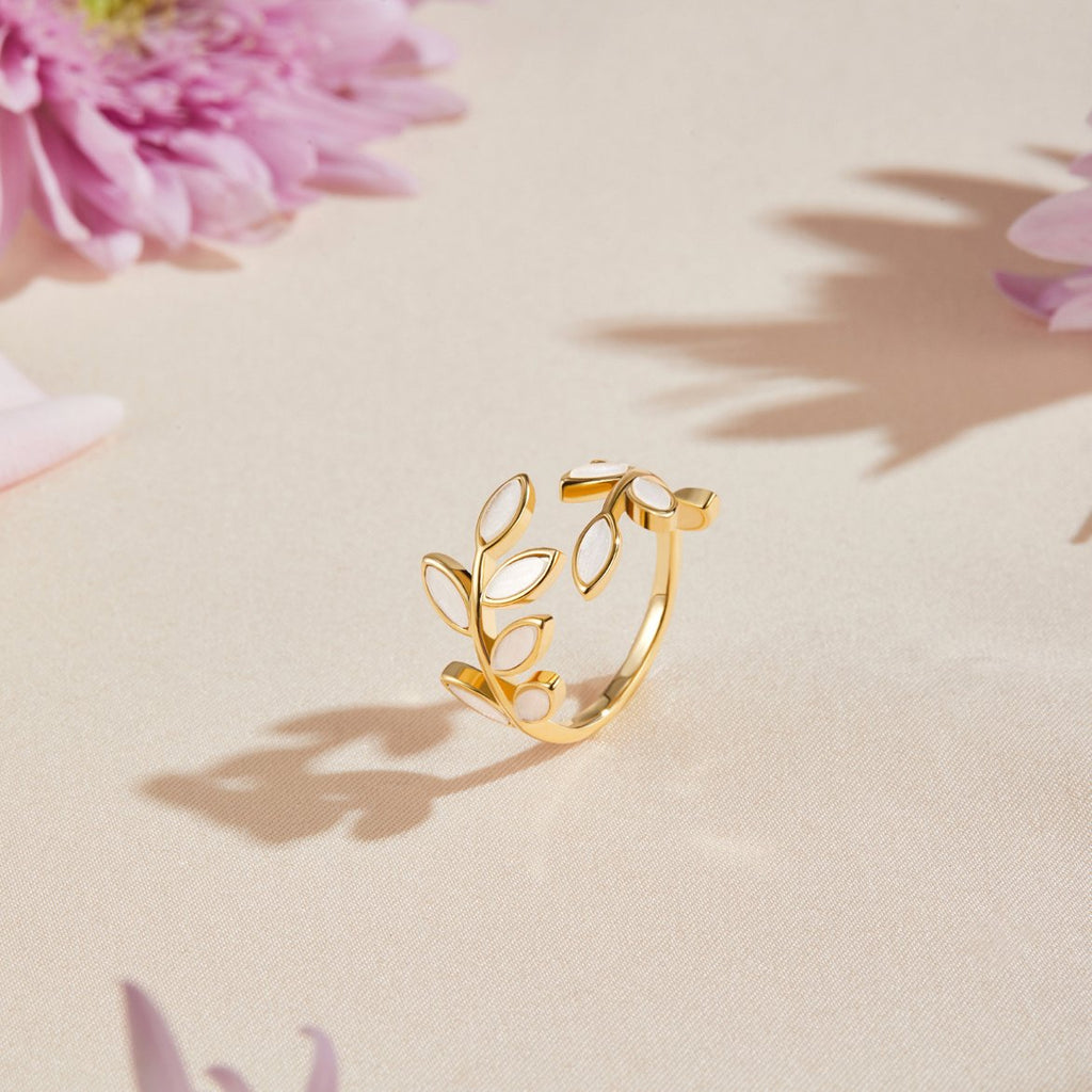 Flora | Gold Leaf Ring