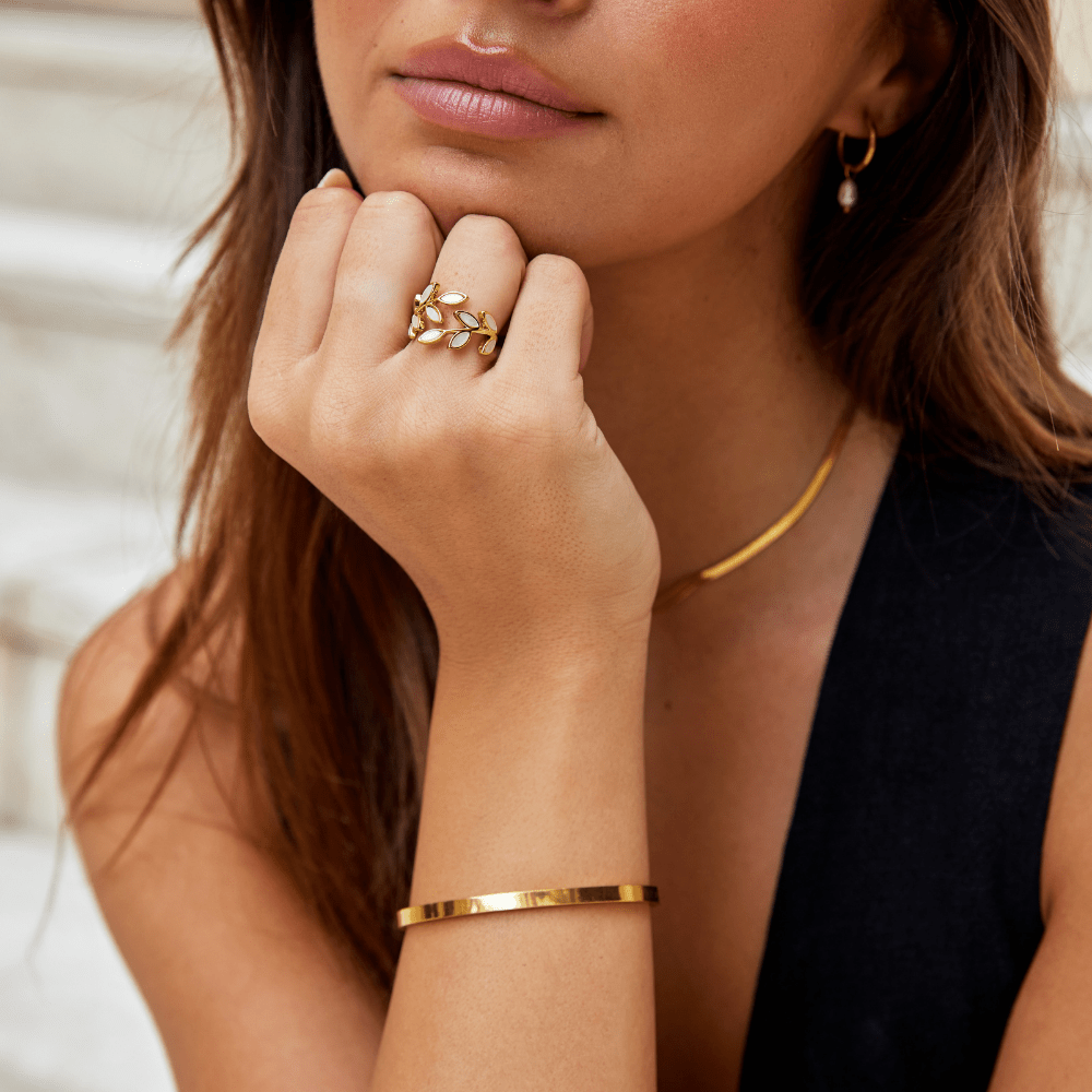 Flora | Gold Leaf Ring