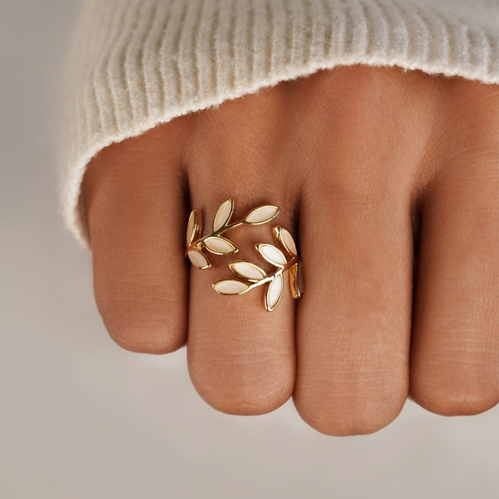 Flora | Gold Leaf Ring
