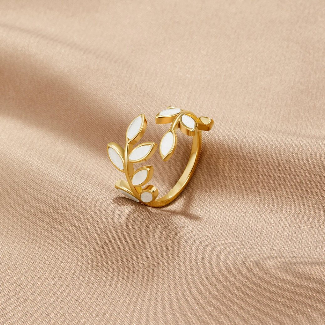 Flora | Gold Leaf Ring