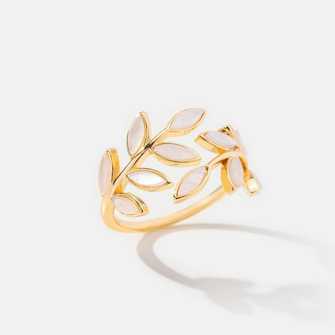 Flora | Gold Leaf Ring